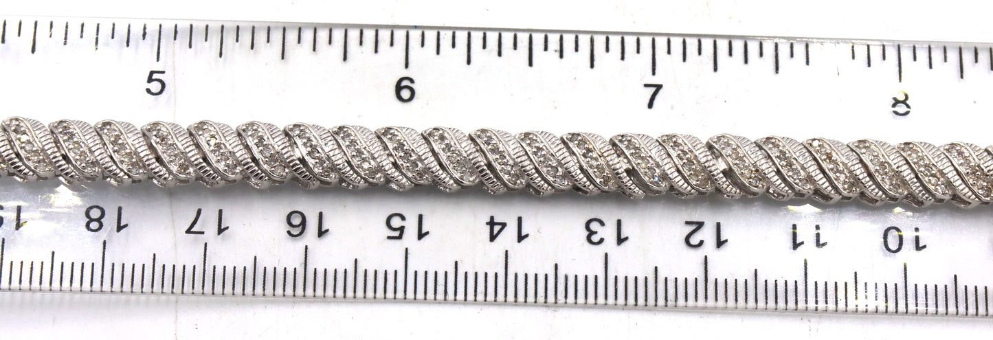 Group lot of 5 Vintage 925 sterling silver bracelets