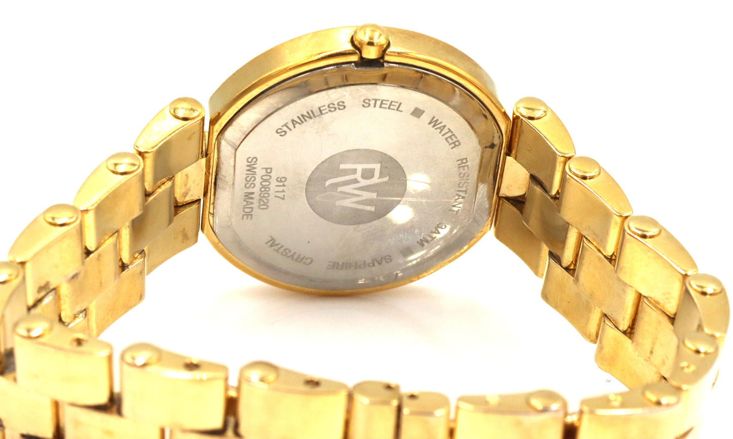 Raymond Weil gold tone Roman numeral watch