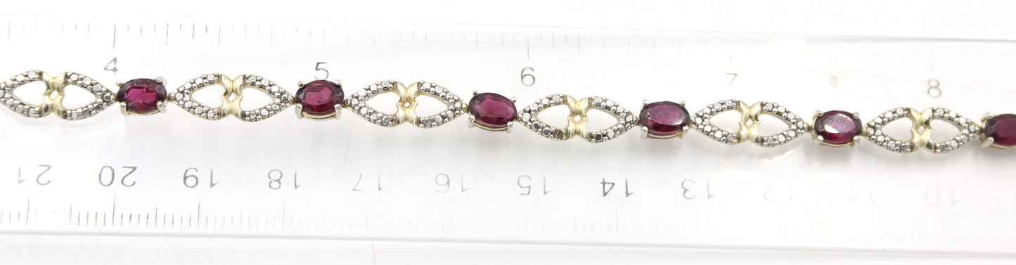 Group lot of Vintage 925 sterling silver bracelets