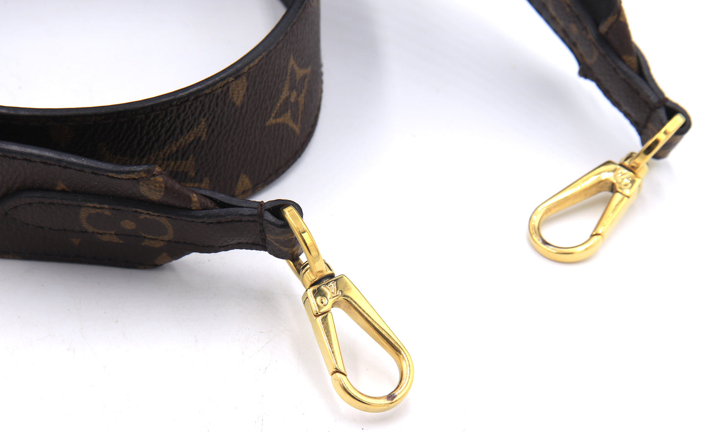 Louis Vuitton brown canvas shoulder strap