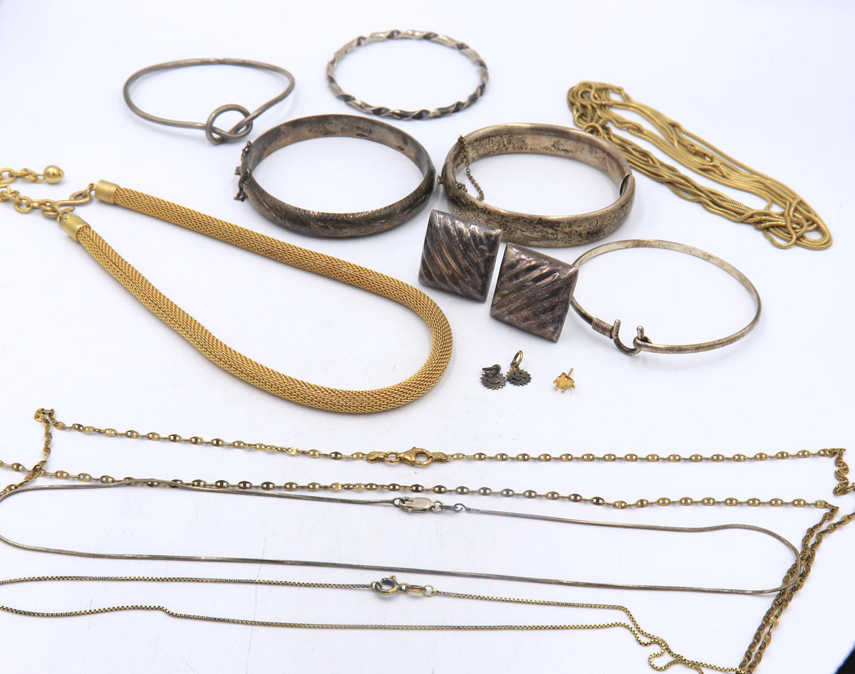 Group Lot of Silver and Custom Jewelry