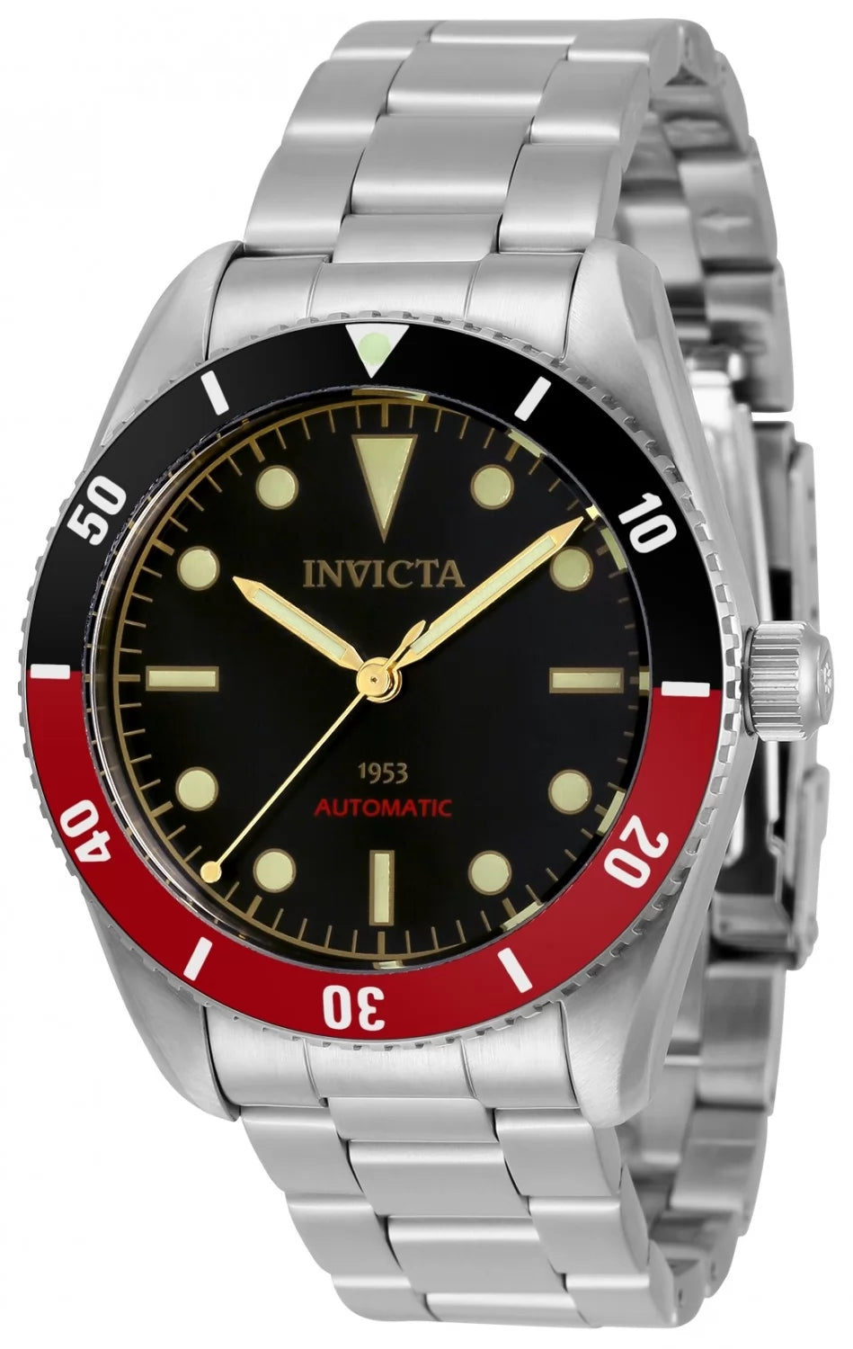 Invicta Men's 34334 Pro Diver Automatic 3 Hand Black Dial Watch