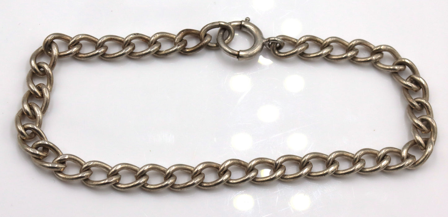 Group lot of 4 vintage 925 sterling silver bracelets