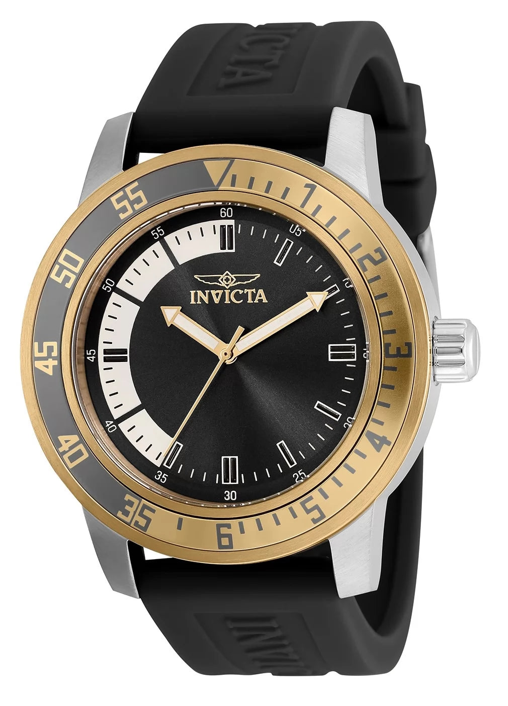 Invicta Men's 35681 Specialty Quartz Multifunction Black, White Dial Watch
