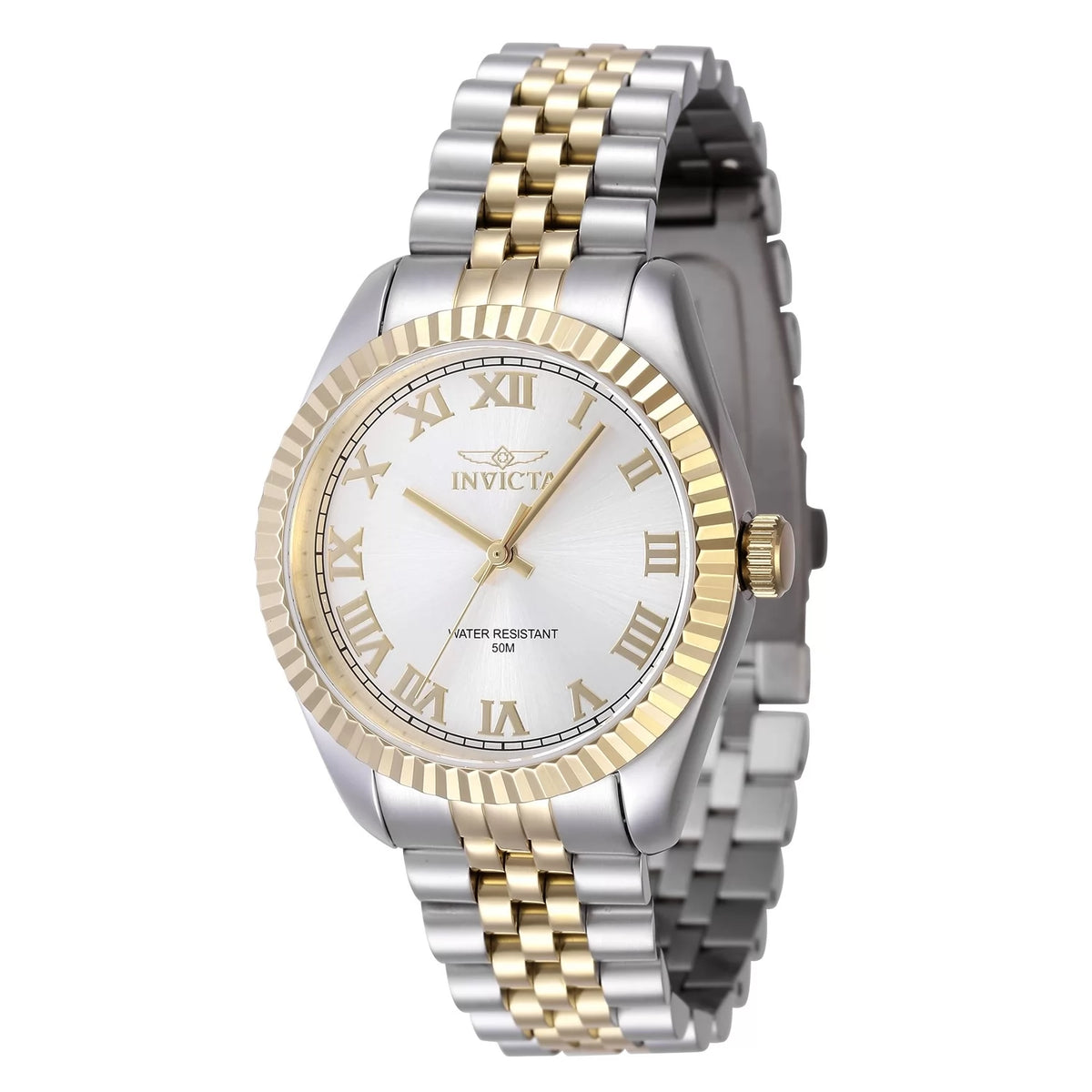 Invicta Women's 47414 Specialty Quartz 3 Hand Silver Dial Watch