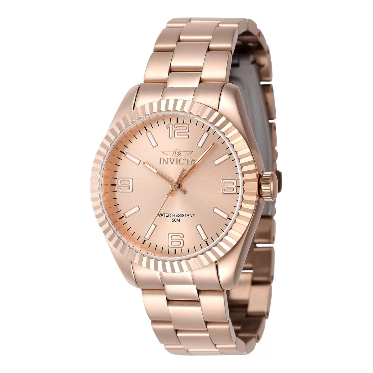 Invicta Women's 47477 Specialty Quartz 3 Hand Rose Gold Dial Watch