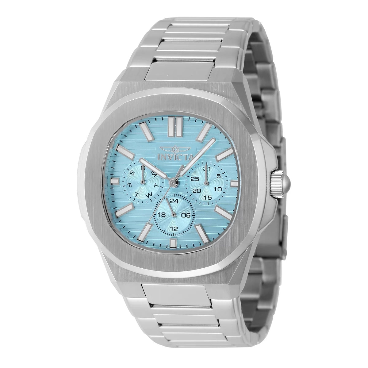 Invicta Men's 48328 Speedway Quartz 3 Hand Light Blue Dial Watch