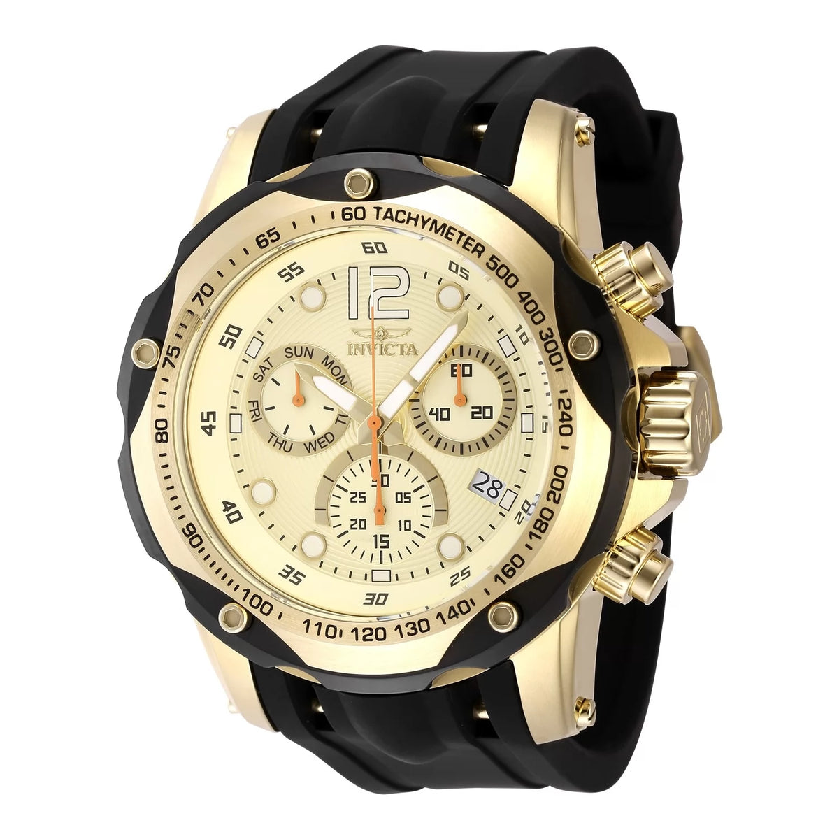 Invicta Men's 48910 Speedway Quartz Z60 FE Gold Dial Watch