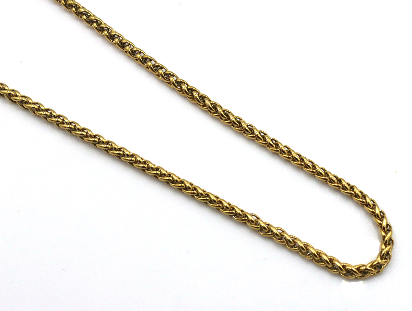 Stainless steel popcorn chain necklace