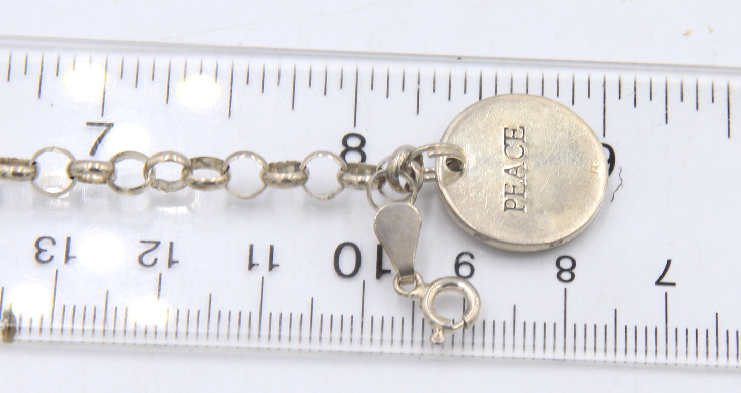 Group Lot of 6 Vintage 925 Sterling Silver Bracelets