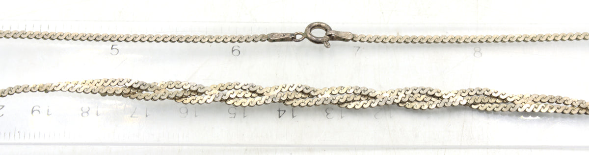 Group lot of Vintage 925 sterling silver 10 necklaces