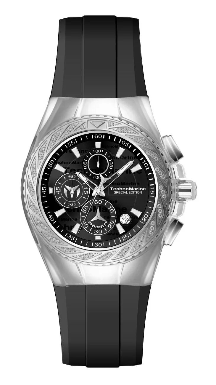 Technomarine Women's Cruise Quartz VD57 Black Dial Watch