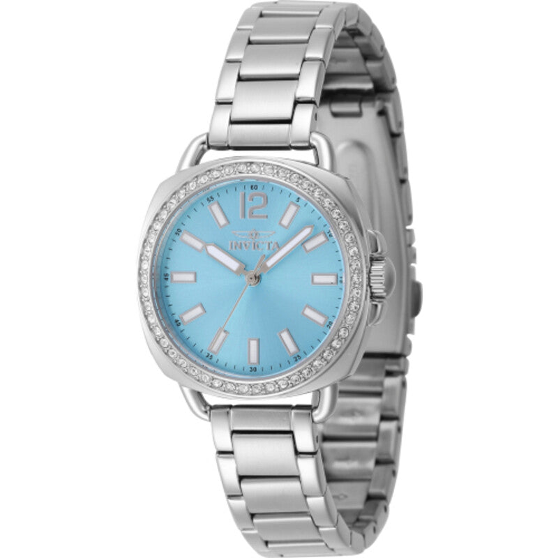 Invicta Wildflower Light Blue Dial Stainless Steel Women's Dress Watch