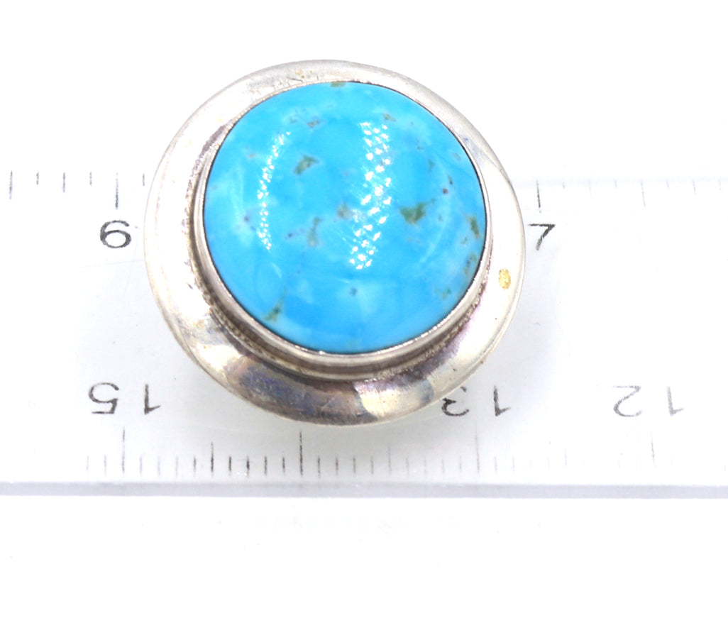 Vintage 925 sterling silver turquoise earrings