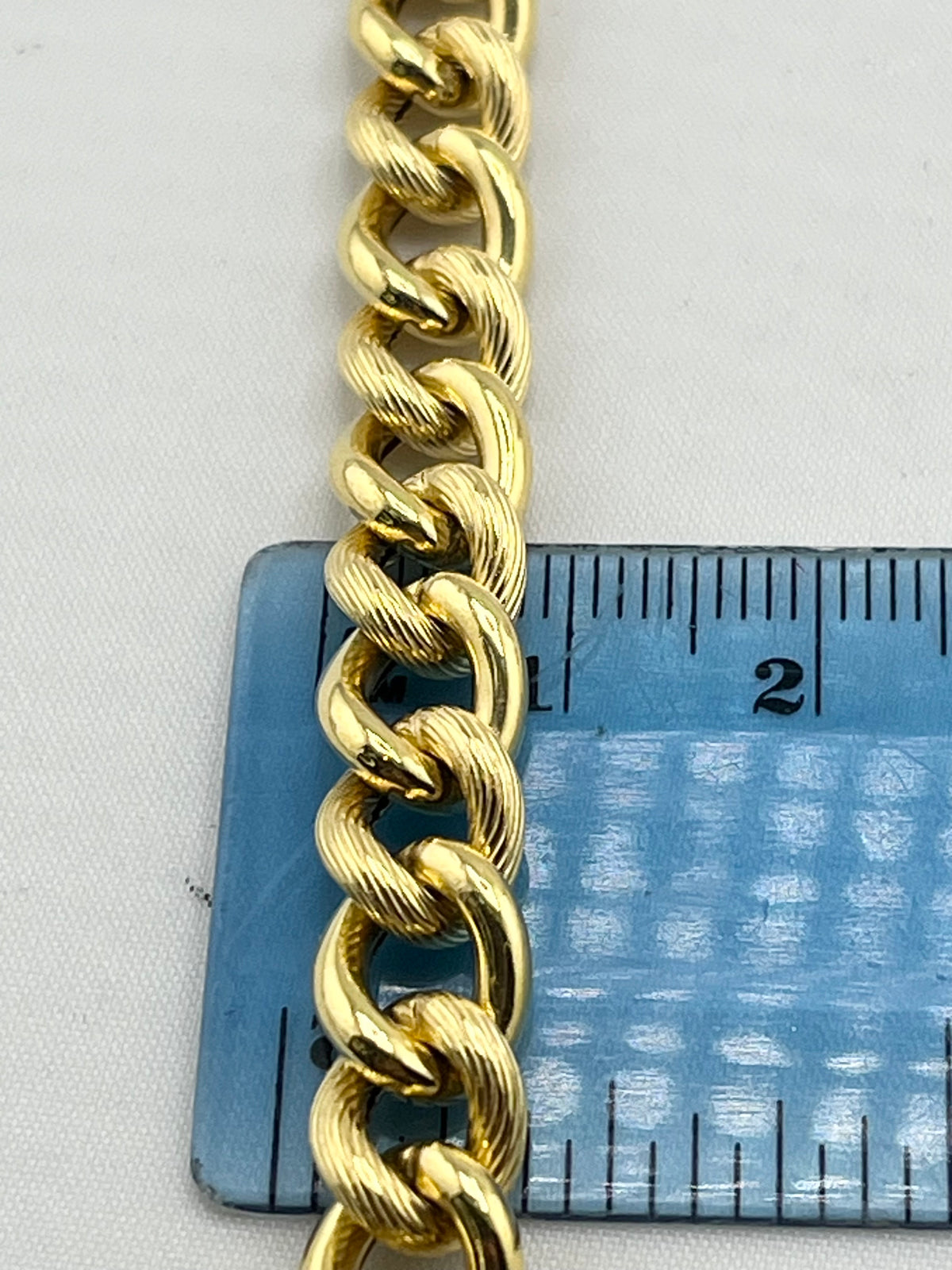 Italian 14KT Yellow Gold Curb Link Bracelet