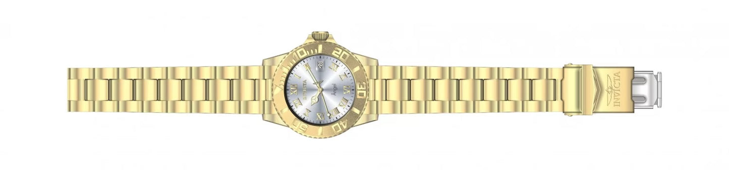 Invicta Women's Angel Quartz 3 Hand Light Grey Dial Watch