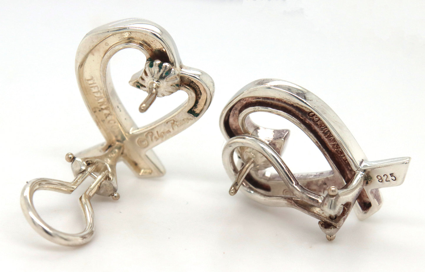 Tiffany & Co Paloma Picasso large loving heart earrings
