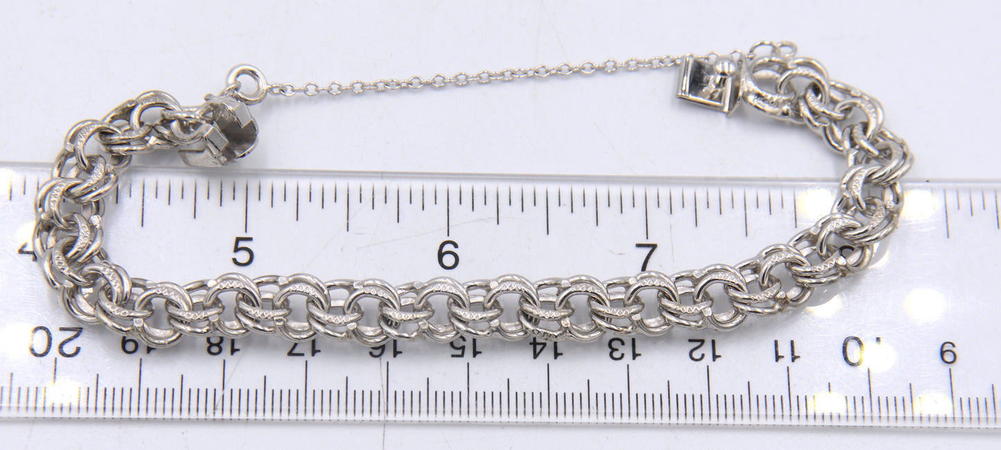 Group Lot of 3 Vintage 925 Sterling Silver Bracelets