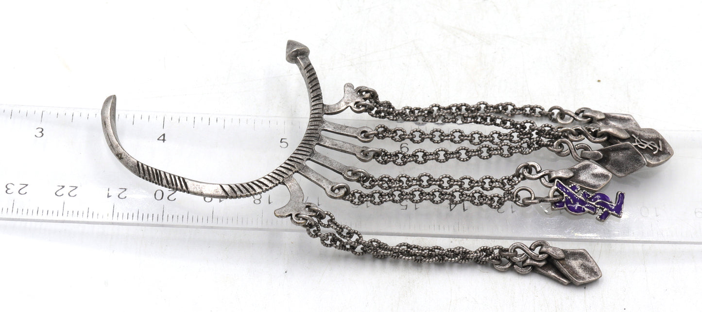 Tibetan dangle single cuff earring