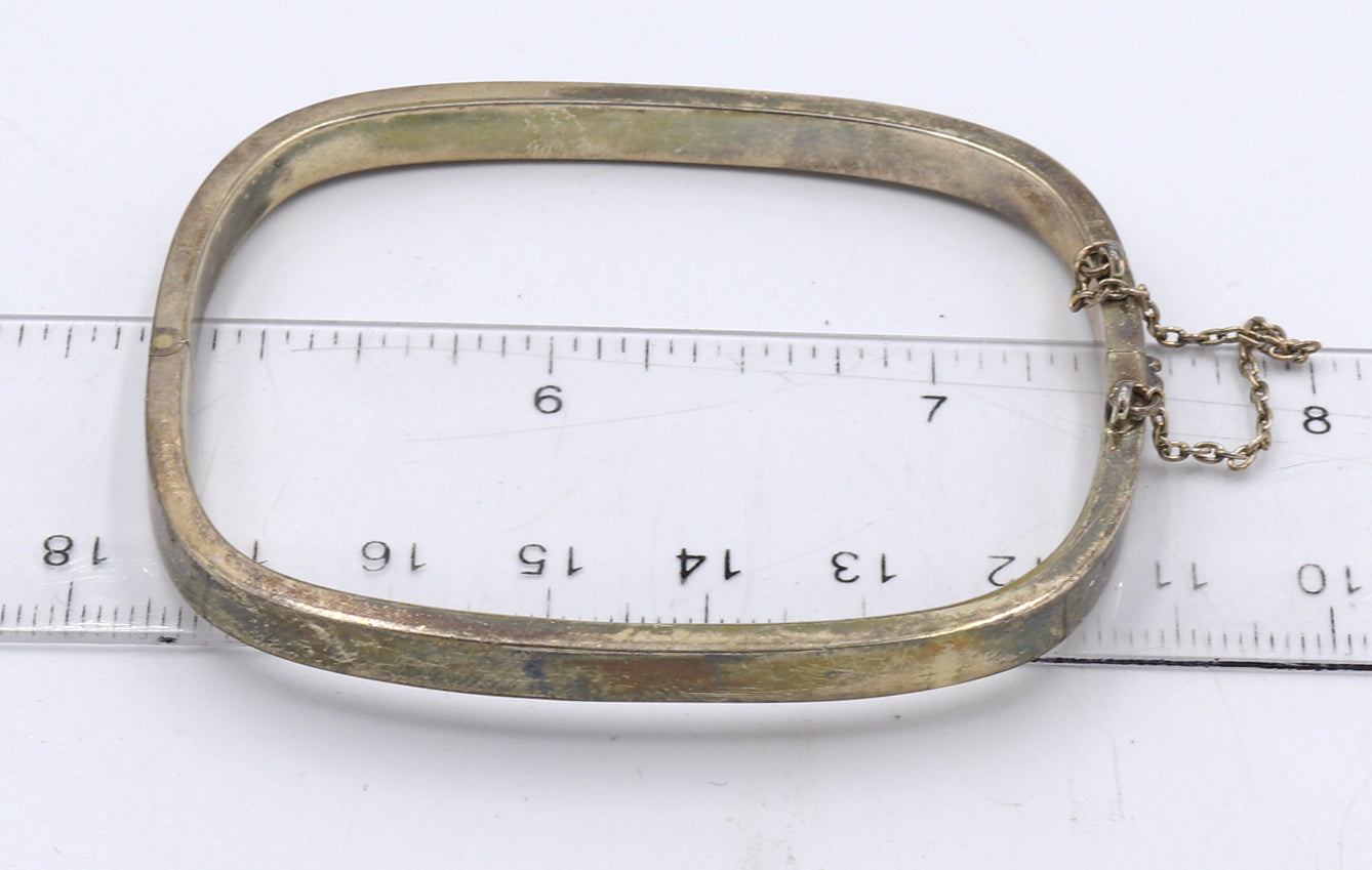 Group lot of Vintage 925 sterling silver bangles
