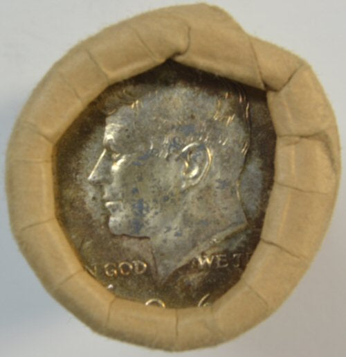 1964 Silver Kennedy Half Dollars Original Bank-Wrapped