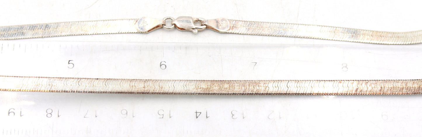 Group lot of 5 Vintage 925 sterling silver necklaces