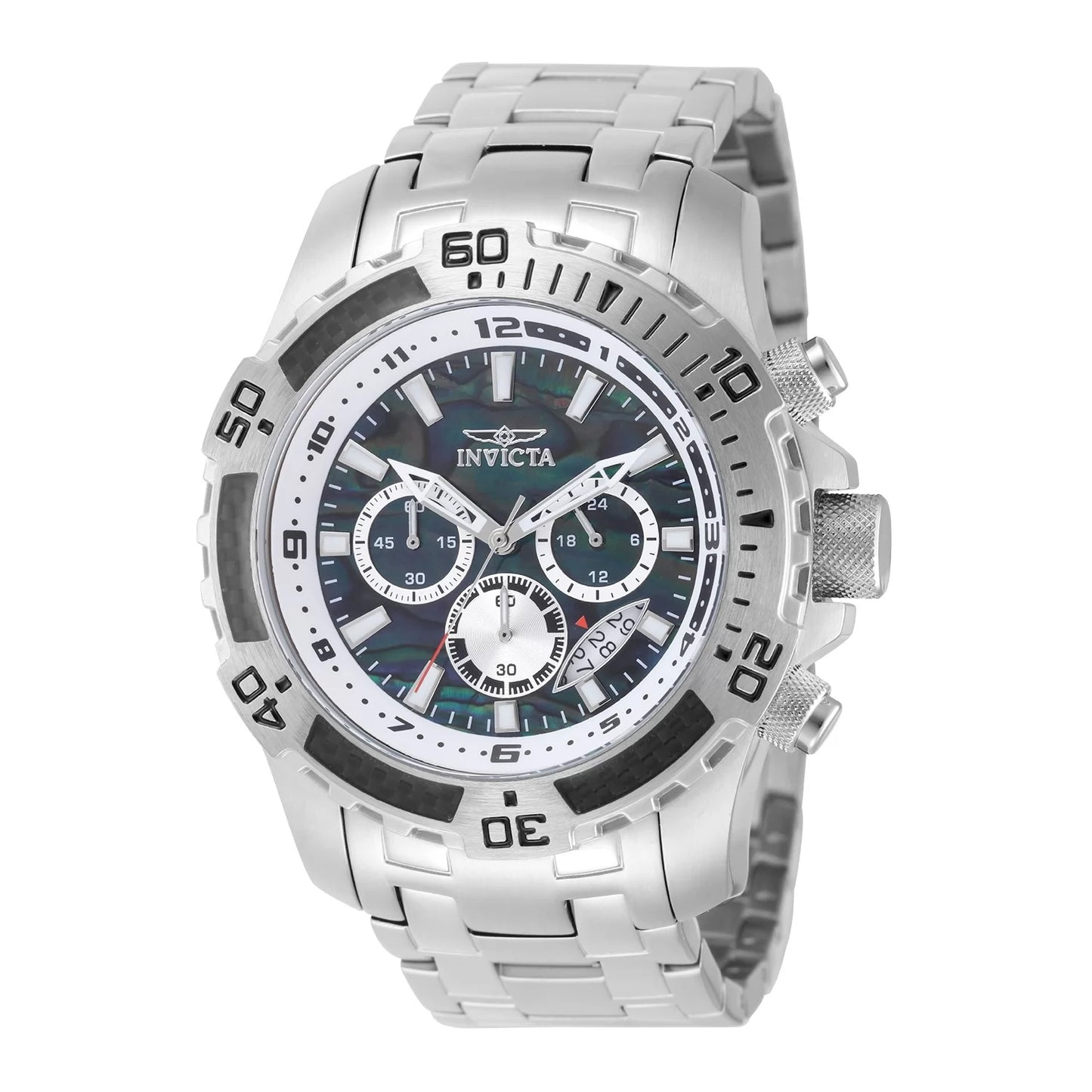 Invicta Men's Pro Diver Quartz VD53 Black Dial Watch