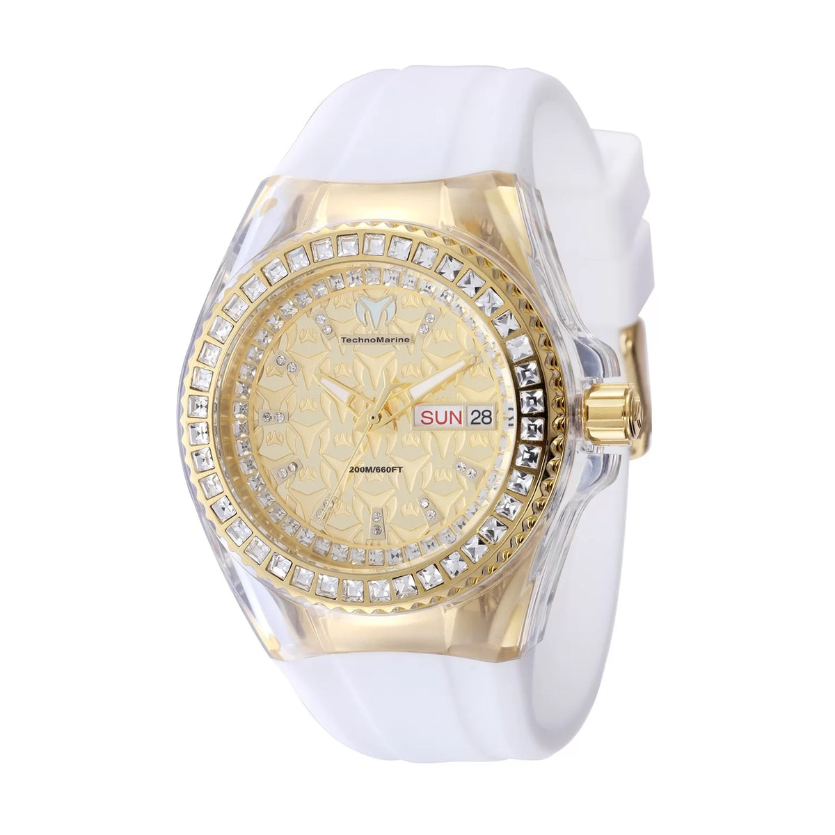 Technomarine Women's Cruise Quartz VJ43 Gold Dial Watch