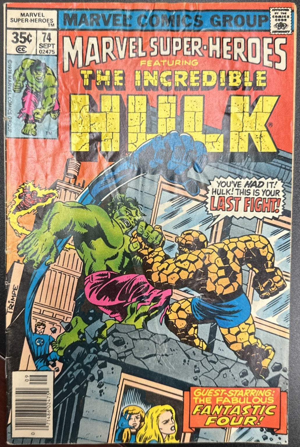 Vintage Bronze & Copper Age Comic Book Lot of 8 Marvel & DC Hulk, Spider-Man, Conan, Tor & More