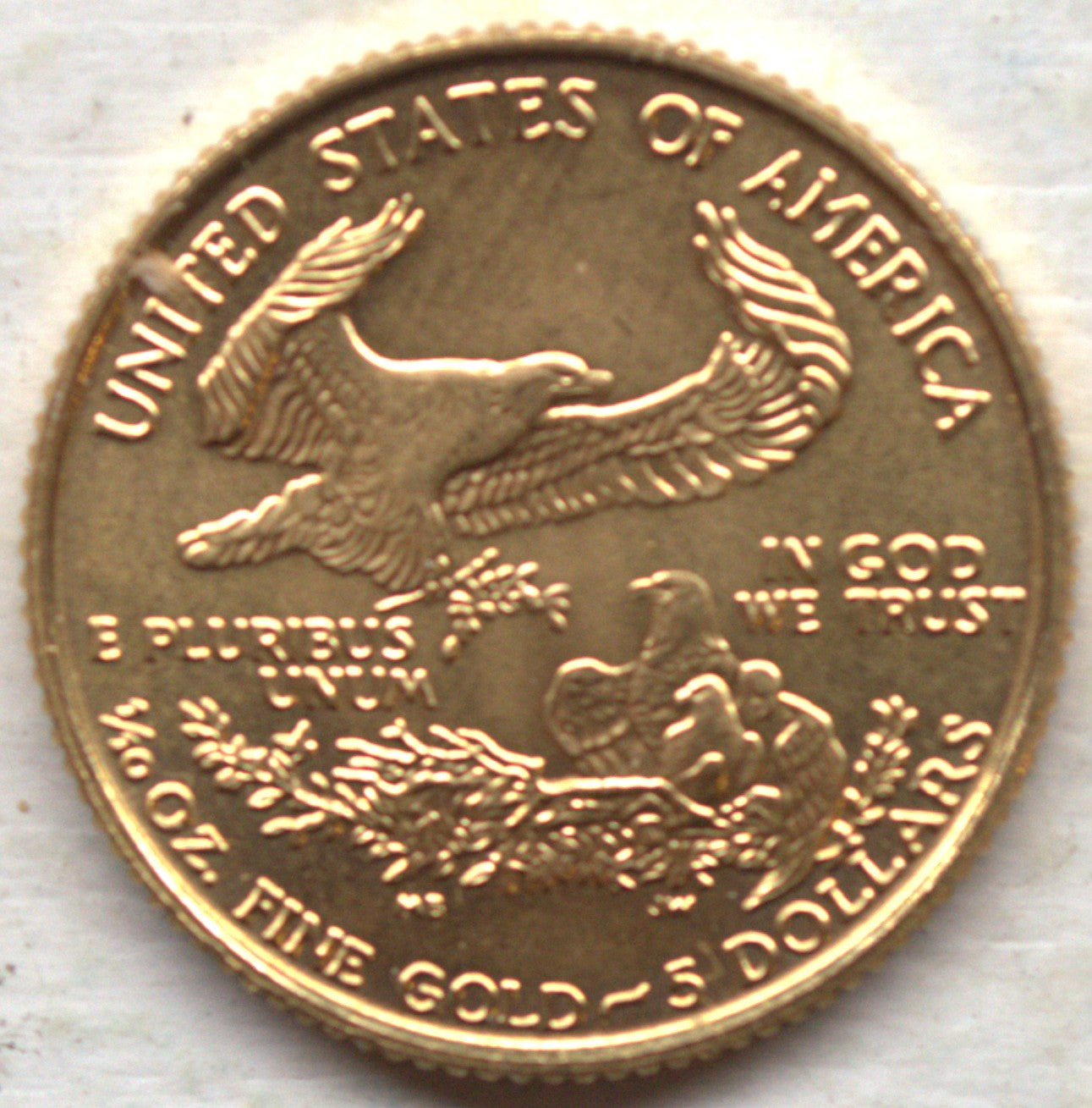 1998 $5 U.S. Gold Coin Modern Gold Issue Genuine U.S. Mint