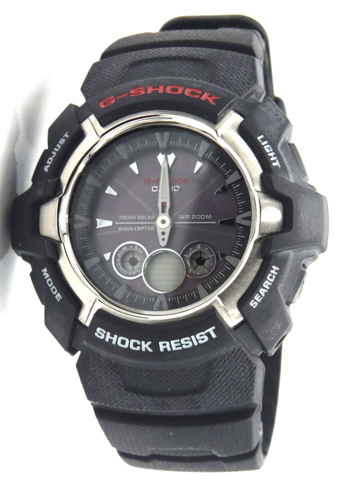 Casio G Shock water resistant tough solar Analog digital watch