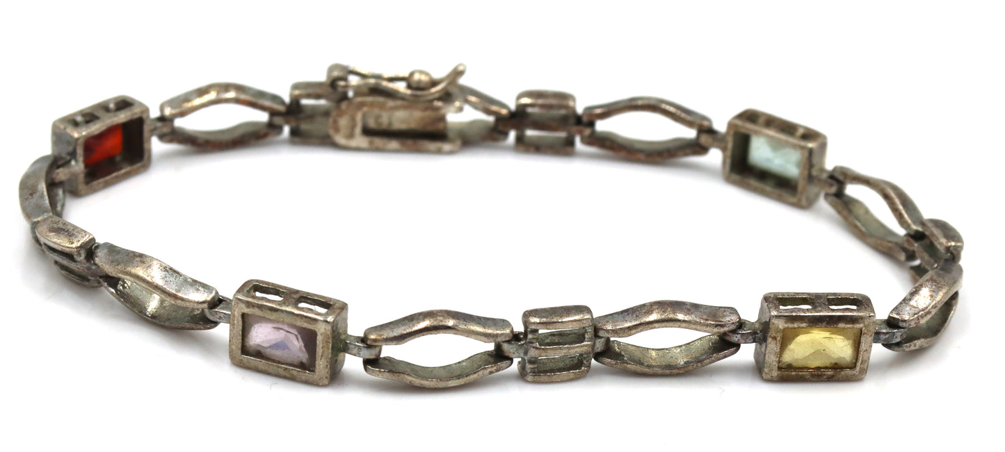 Vintage 925 sterling silver group lot of 5 bracelets