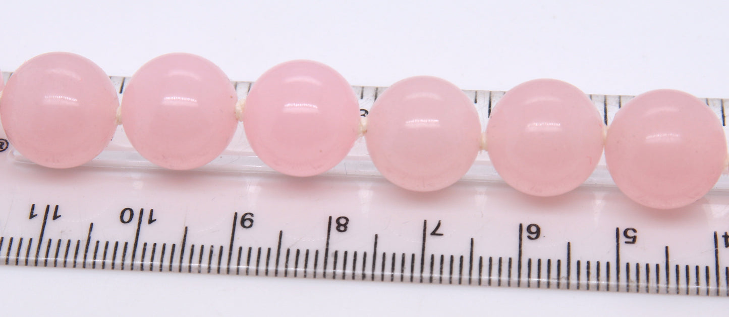 Pink Beads Costume Necklace