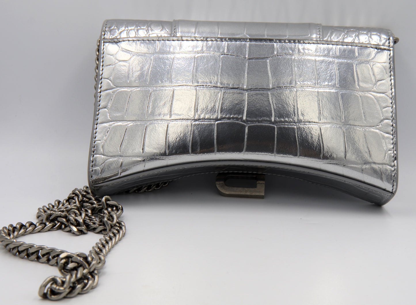 Balenciaga Hourglass Wallet on Chain Handbag