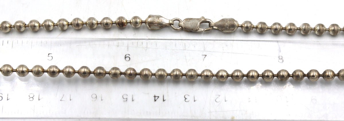 Group lot of 3 Vintage 925 sterling silver necklaces
