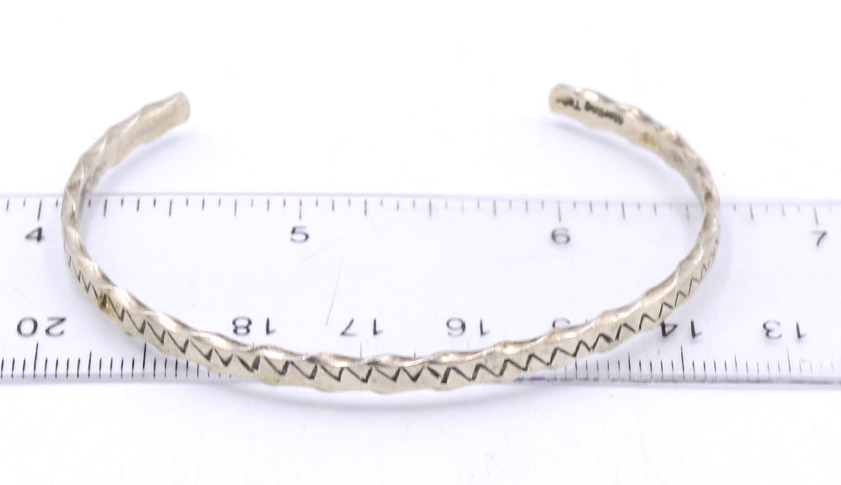 Group lot of vintage 925 sterling silver cuff bangles