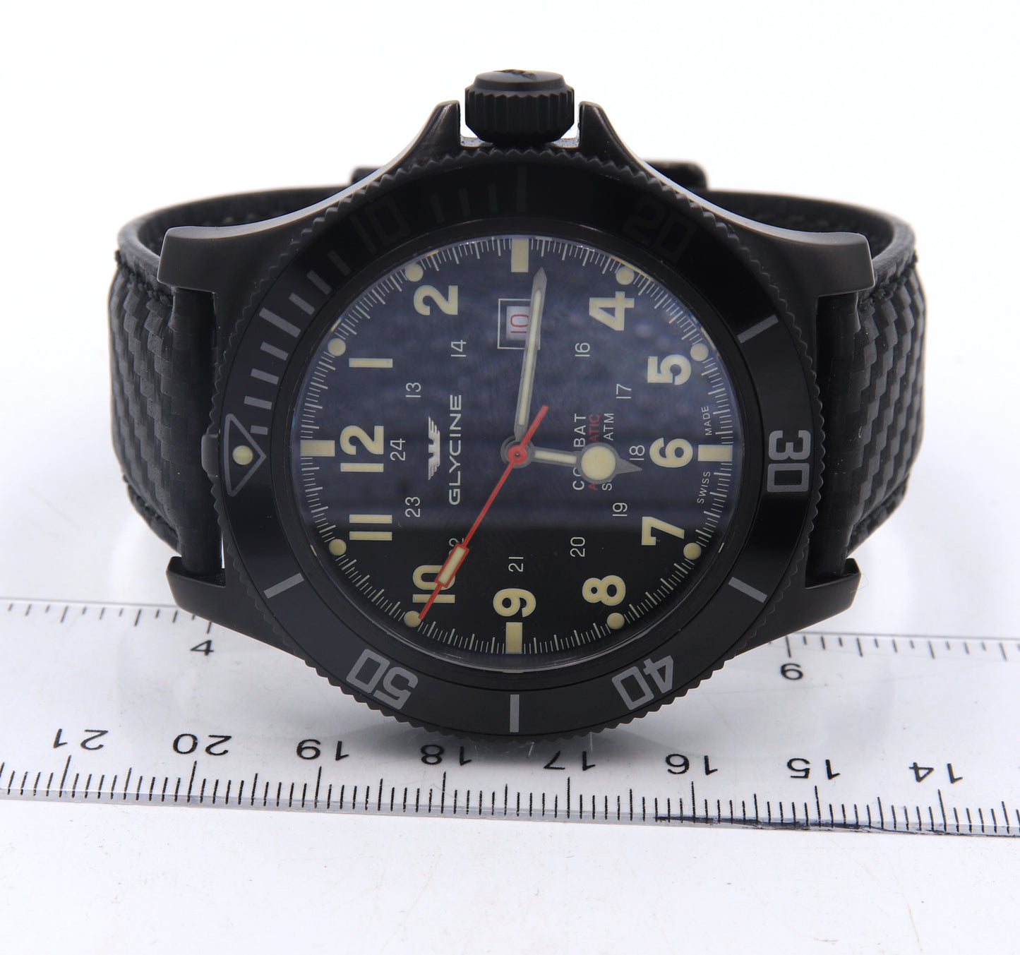 Glycine Combat Sub Automatic 48mm Black Dial Watch