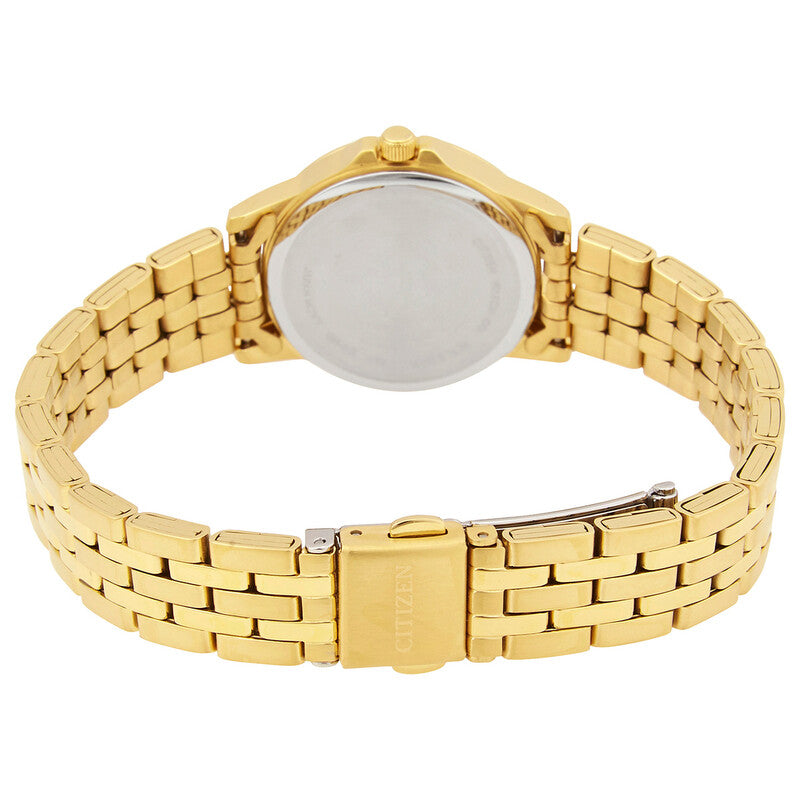 Citizen Quartz Gold Dial Yellow Gold-Tone Ladies Watch