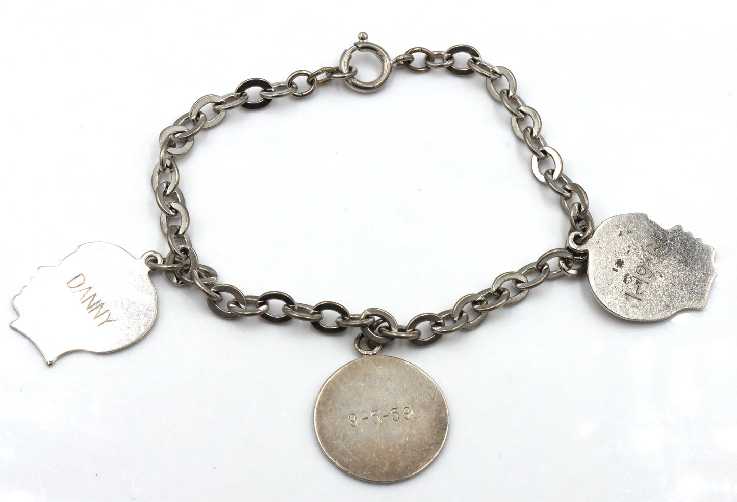 Group lot of 6 Vintage 925 sterling silver bracelets