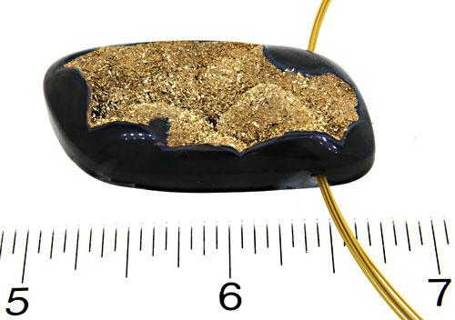 Glistening Gold Plated Druzy Pendant