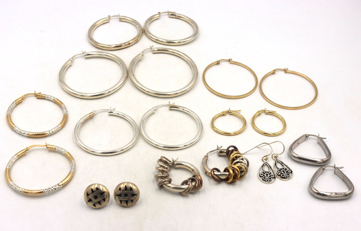 Group lot of Vintage 925 sterling silver earrings