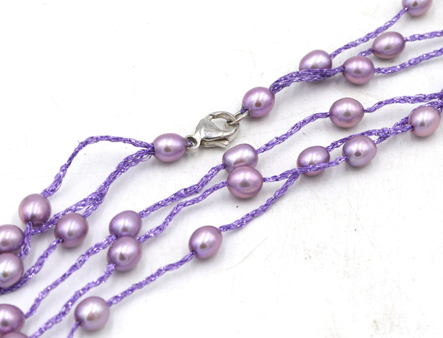 Group lot of 3 Pearl necklaces