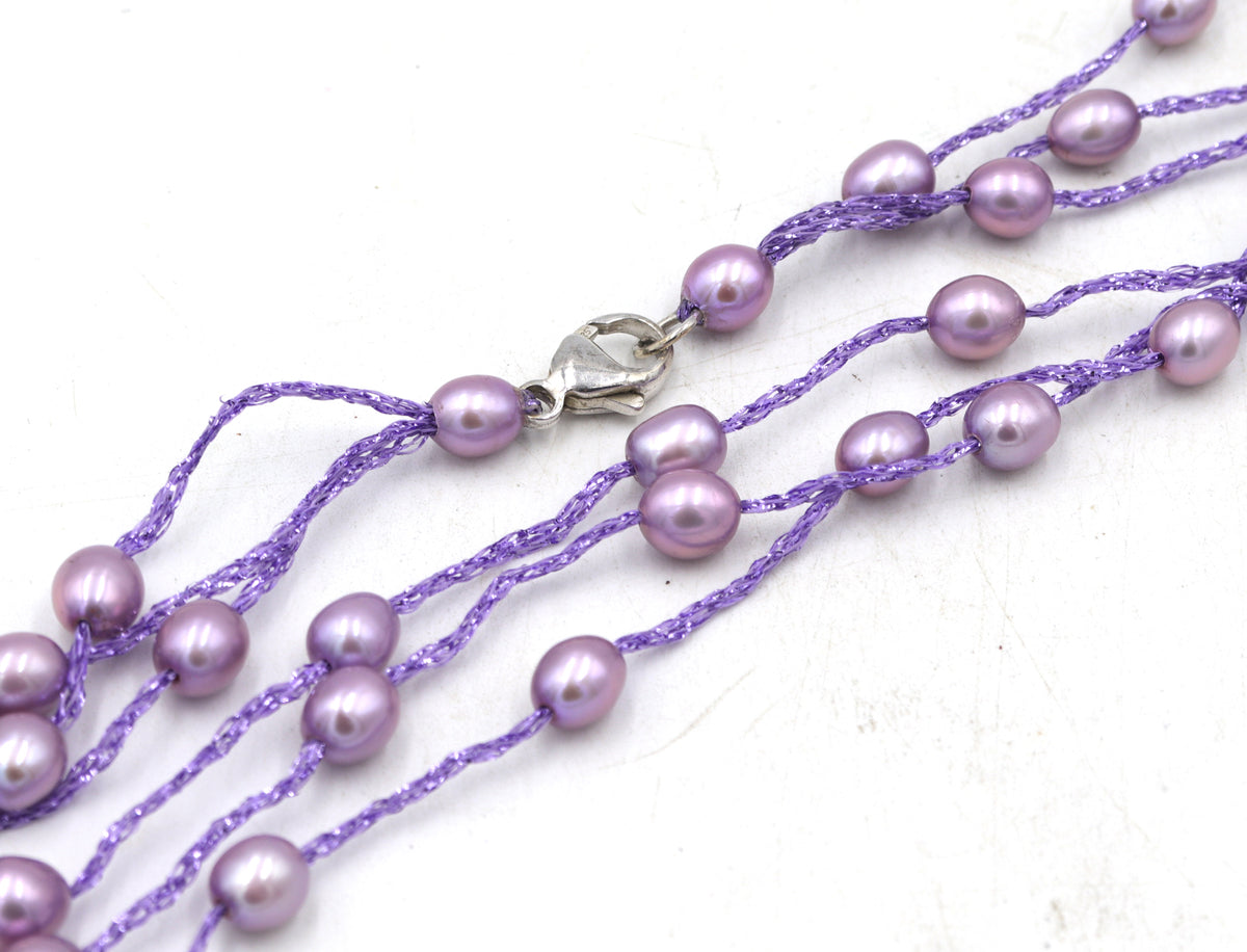 Group lot of 3 Pearl necklaces