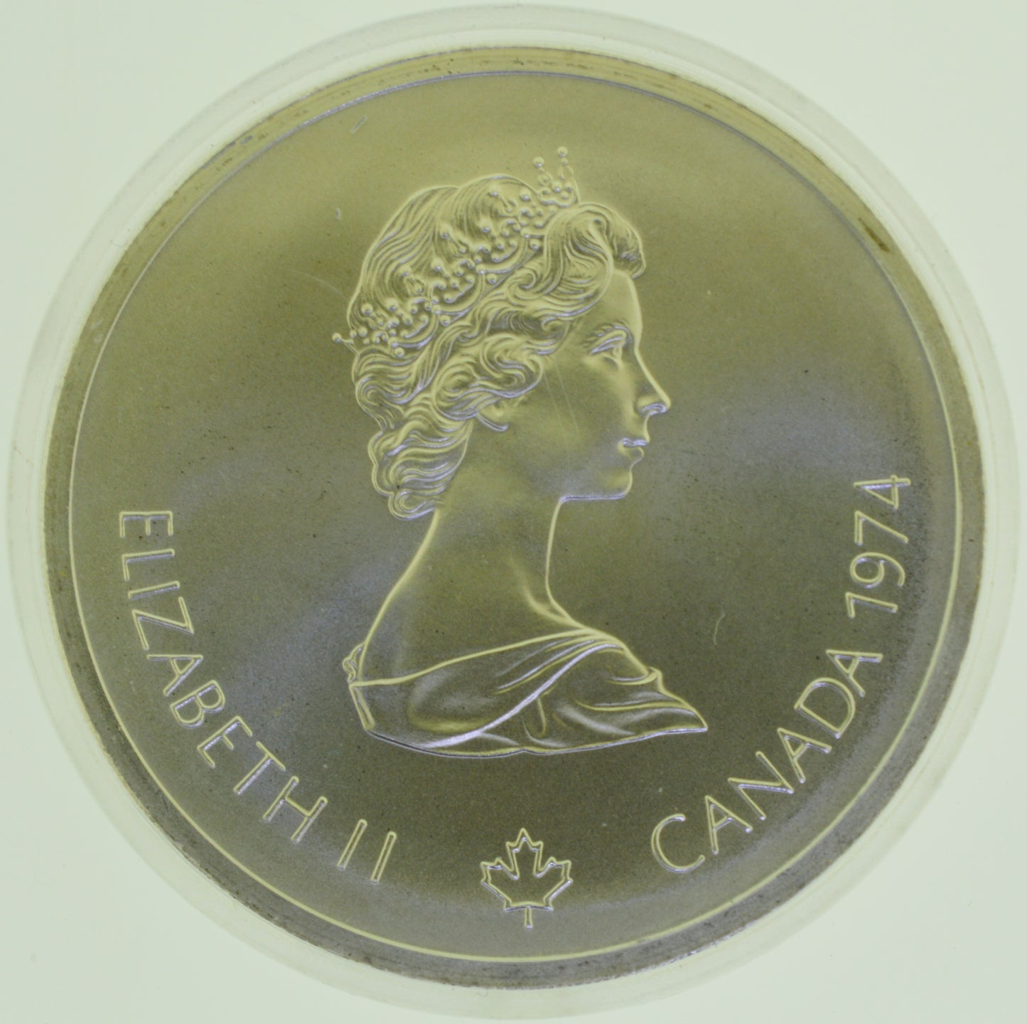 1976 Montreal Olympic Games Cycling Silver Coin