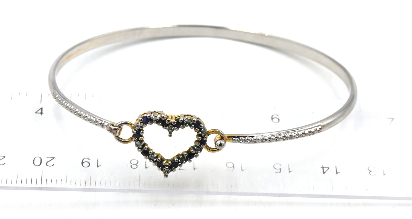 Group lot of Vintage 925 sterling silver bangles