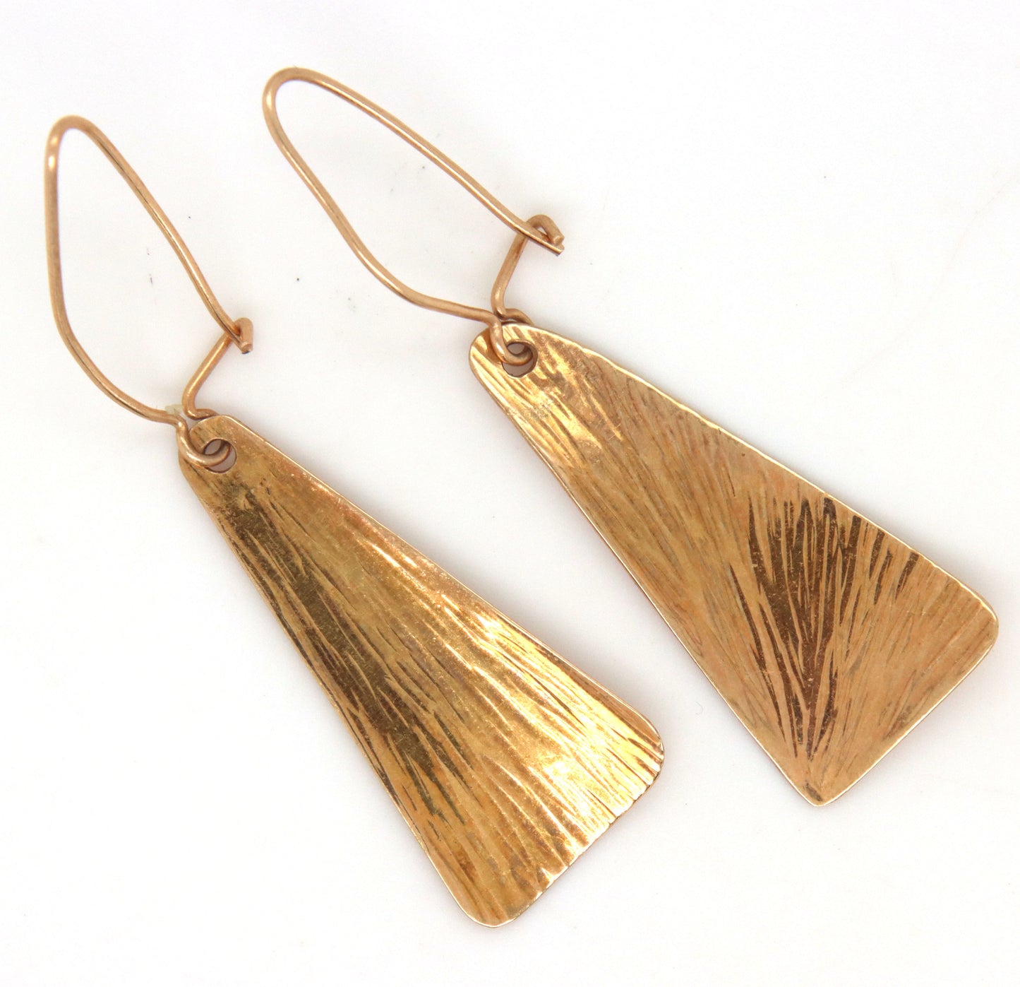 14kt Yellow gold dangle earrings