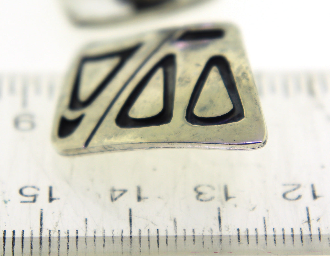 925 Streling Silver Mexico Clip earrings