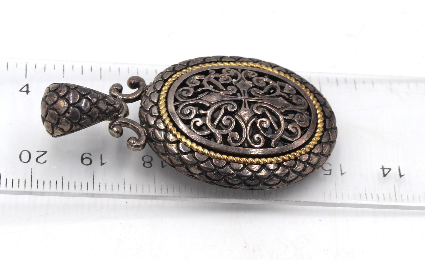 Group lot of 3 Vintage 925 sterling silver pendants