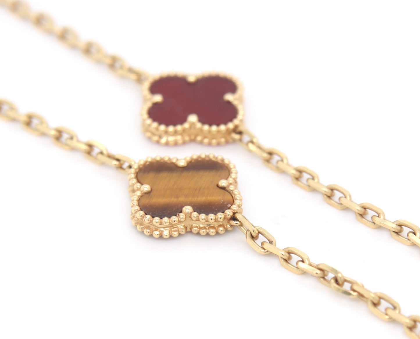 18kt Yellow gold 6 Motif magic Alhambra necklace