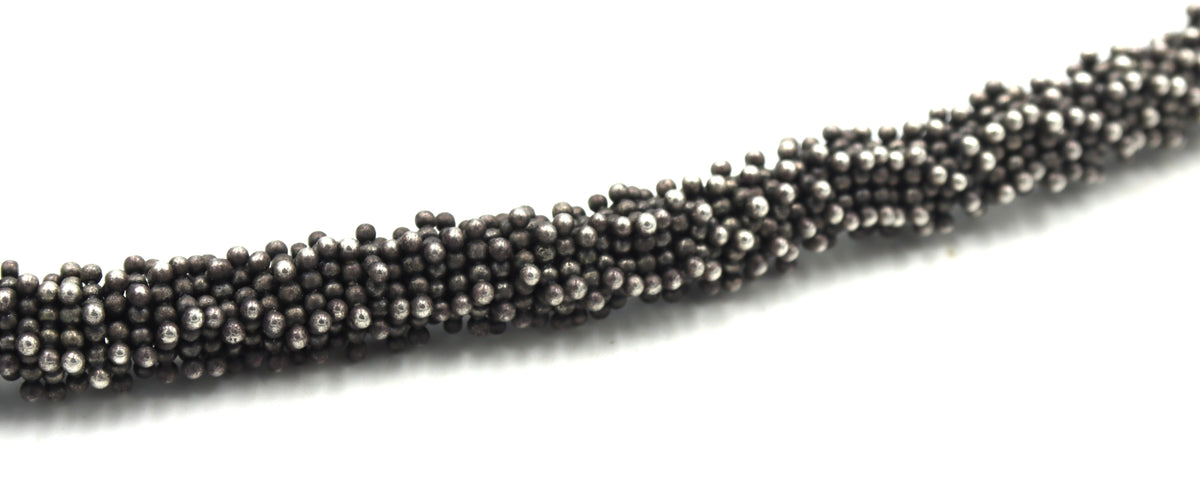 Micheal Dawkins beaded necklace with pearl toggle clasp